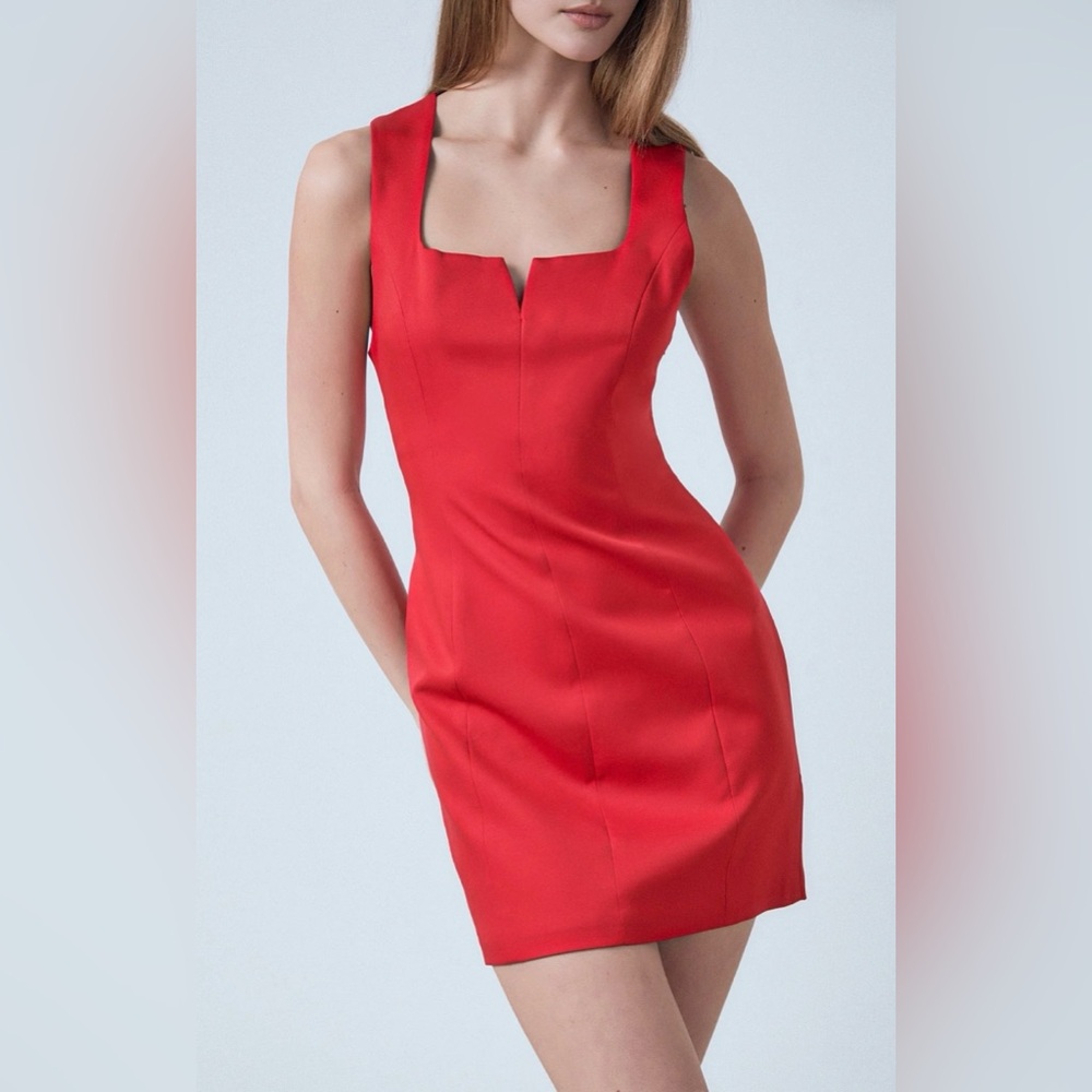 Endless Rose Vibrant Red Mini Dress NWT